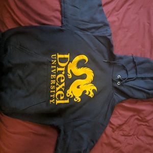 Champion Drexel Navy Hoodie